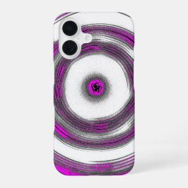 Magenta Ripple Case iPhone 16 Hoesje