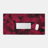 Magenta rode geometrische mesh-patroon bureaumat (Keyboard & Muis)