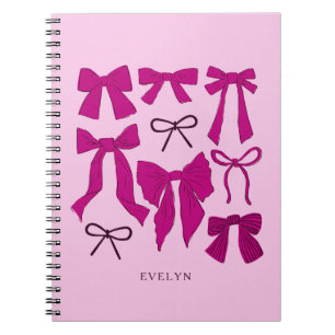 Magenta Romantische Bogen Notitieboek