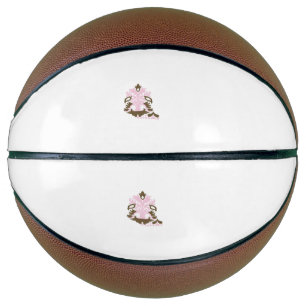 Magenta-rood, geelachtig Oranje decoratief Basketbal