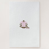 Magenta-rood, geelachtig Oranje decoratief Legpuzzel (Verticaal)