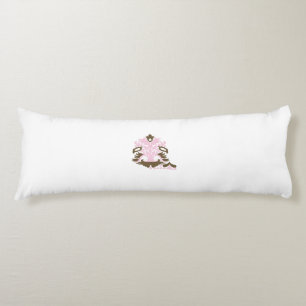 Magenta-rood, geelachtig Oranje decoratief Lichaamskussen