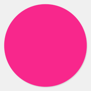 Magenta rood-Paarse kleur alleen visuele identifie Ronde Sticker