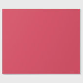 Magenta Rood Roze Effen Kleur Cadeaupapier (Vlak)