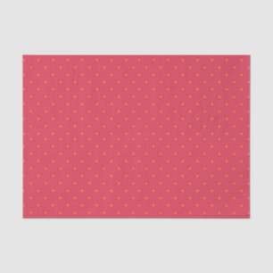 Magenta rood roze met goudvis Oranje vlekken Tissuepapier