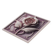 Magenta-Roos Tegeltje (Zijkant)