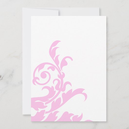 Magenta roze Afstuderen aankondiging (Achterkant)