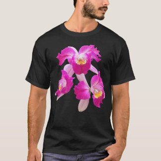 Magenta Roze Cattleya Purpurata Orchideeën Vormen T-shirt