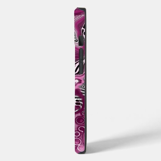 magenta roze digitale rondverf Case-Mate iPhone case (Achterkant / Links)