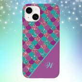 Magenta Roze en Blauwgroen Zeemeermin Schalen met Case-Mate iPhone Case