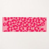 Magenta roze fantasy-ventilatorkracht yogamat (Voorkant (horizontaal))