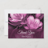 Magenta roze flat bedankt (Voorkant)