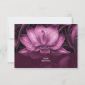 Magenta roze flat bedankt (Achterkant)