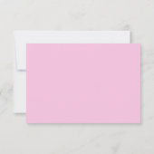 Magenta roze foto Weddenschap Rsvp (Achterkant)