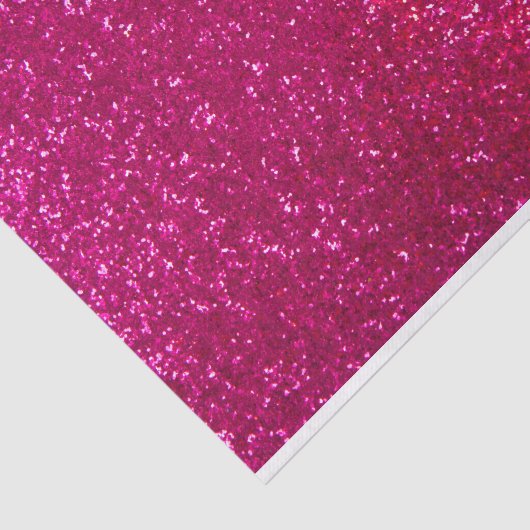 Magenta Roze Glitter Tissuepapier (Detail)