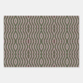 Magenta roze groene Springtime Polka Dot Patroon Inpakpapier Vel (Voorkant 2)