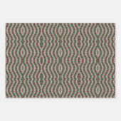 Magenta roze groene Springtime Polka Dot Patroon Inpakpapier Vel (Voorkant)