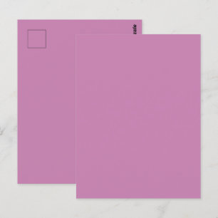 Magenta Roze Lente Seizoen Effen Kleur Briefkaart