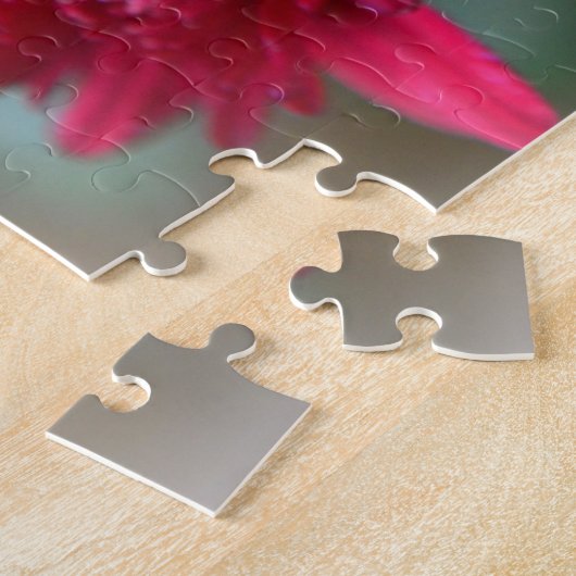 magenta roze moeder bloemen puzzel (Zijkant)