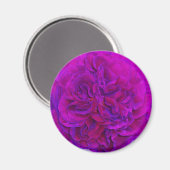Magenta Roze Puf Magneet (Voorkant / Achterkant)