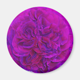 Magenta Roze Puf Magneet