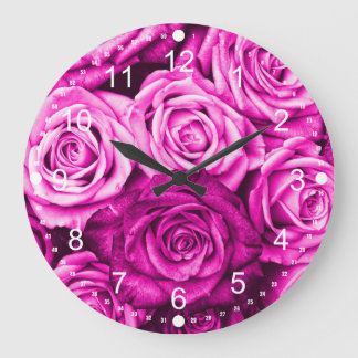 Magenta roze rozen bloemkool Grote Klok