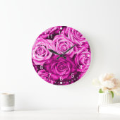 Magenta roze rozen bloemkool Grote Klok (Huis)