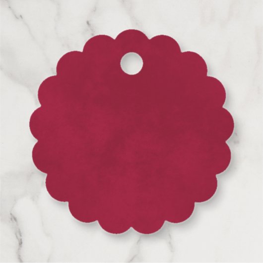 Magenta & Roze Rozen Liefde & Dank Bruidsfeest Bedankjes Labels (Achterkant)