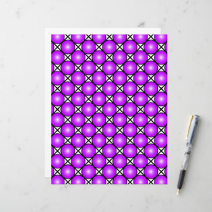 Magenta Roze Stippen Zwart Wit Lattice Patroon