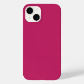 Magenta Roze vast Case-Mate iPhone Case (Achterkant)