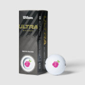 Magenta Roze Viooltje  Golfballen (Verpakking)