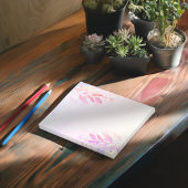Magenta Roze Watercolor Bladeren Bloemen Bruiloft Post-it® Notes