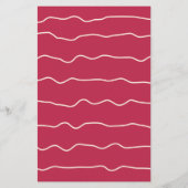 Magenta roze weduwenmenu met modern, koud Lijst (Achterkant)