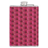 Magenta Rozen – Modern Floral Design Heupfles (Achterkant)