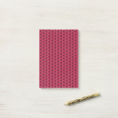 Magenta-Rozen Post-it® Notes (Op bureau)