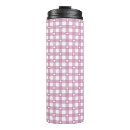Magenta Ruitjes Thermosbeker