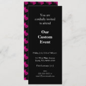 Magenta-schrijfmachine Kaart (Voorkant / Achterkant)