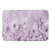 Magenta Shaded Wild Flowers Badmat (Voorkant)