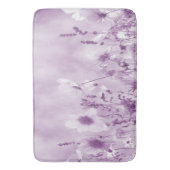 Magenta Shaded Wild Flowers Badmat (Voorkant Verticaal)