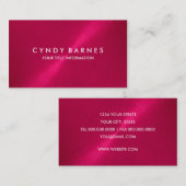 Magenta Sheen Visitekaartje (Voorkant / Achterkant)