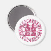 Magenta Shuan Xi Magneet (Voorkant / Achterkant)