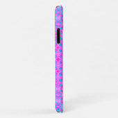 Magenta, Sky Blue en Navy Geometric Case-Mate iPhone Case (Achterkant/rechts)