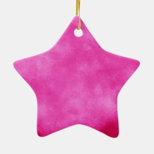 Magenta Sky Ceramic Decoration Keramisch Ornament (Achterkant)