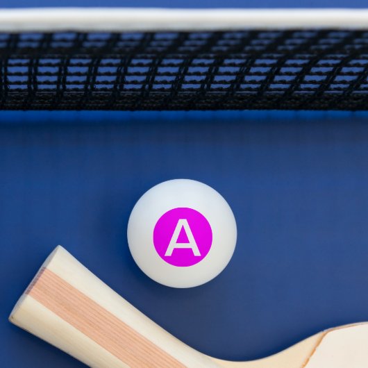 Magenta Solid Color Pingpongbal (Tafel)