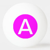 Magenta Solid Color Pingpongbal (Achterkant)