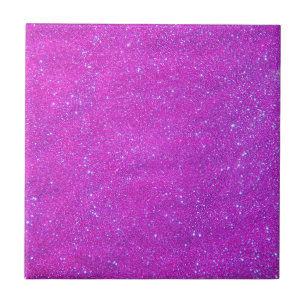 Magenta Sparkle Glitter Girly Paarse Pink Holiday Tegeltje