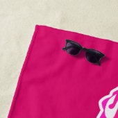 Magenta, St. Thomas "Rock City" VS Maagdeneilanden Strandlaken (In situ)