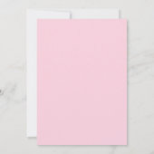 Magenta Stralende Lente Bruiloft Kaart (Achterkant)