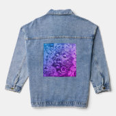 Magenta Surrealisme Denim Jacket (Achterkant)