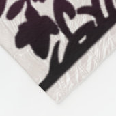 Magenta Thanksgiving Turkije Bloemen Fleece Deken (Hoek)